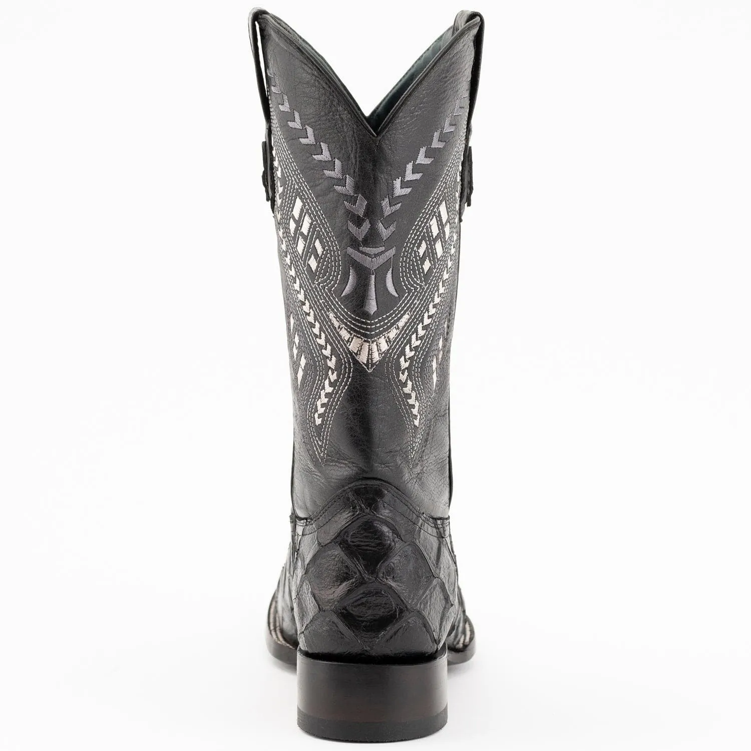 Men's Ferrini Bronco Print Pirarucu Fish Boots 4339304