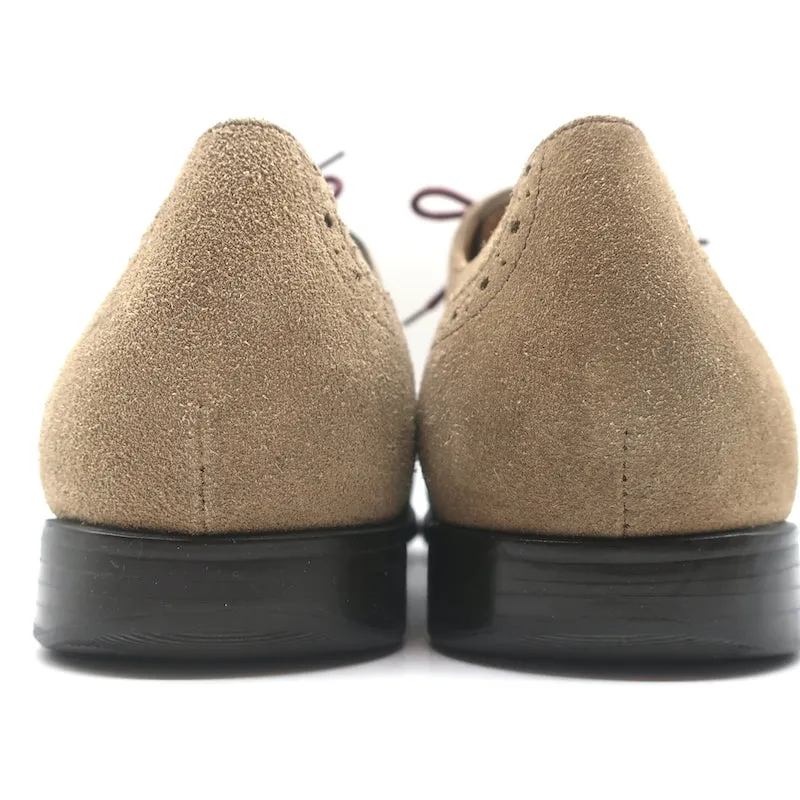 PS Paul Smith Panorama Lace-Up Wingtip Brogues Brown Suede Size 9
