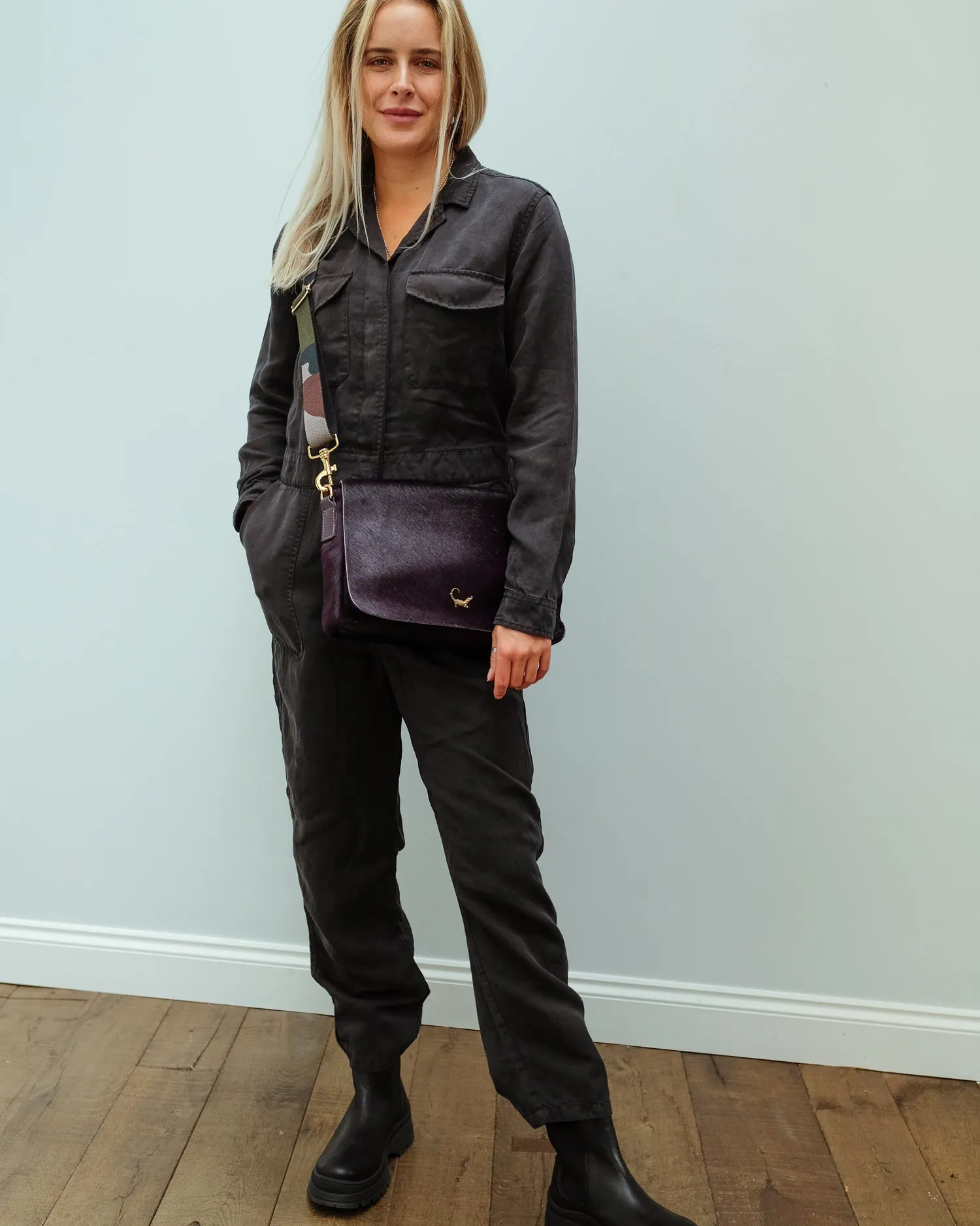 RAILS Dixon jumpsuit in coal