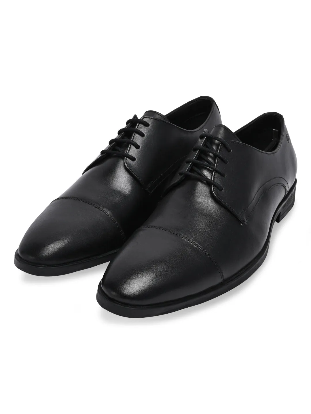 Regal Black Men Leather Formal Oxfords