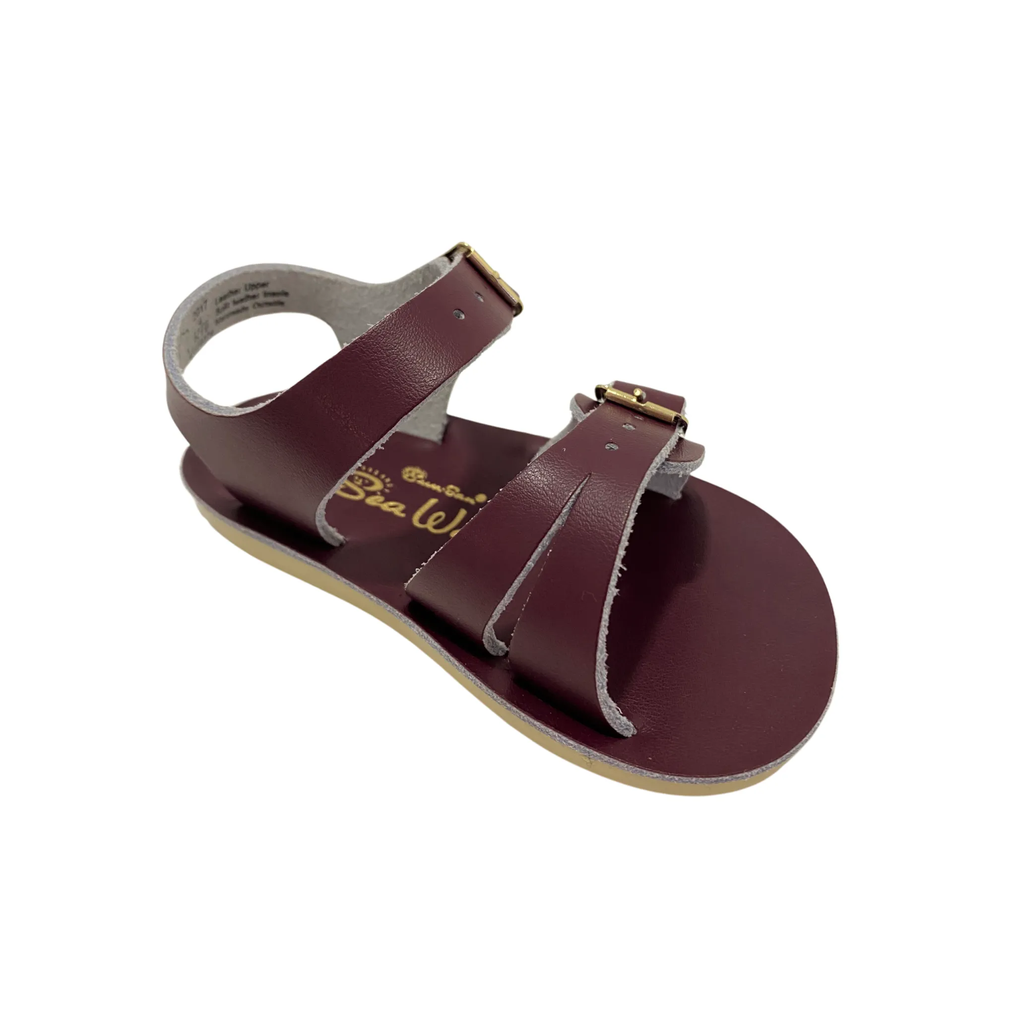 Salt-Water Sun-San | Kids Sea Wee Sandals | Claret Red