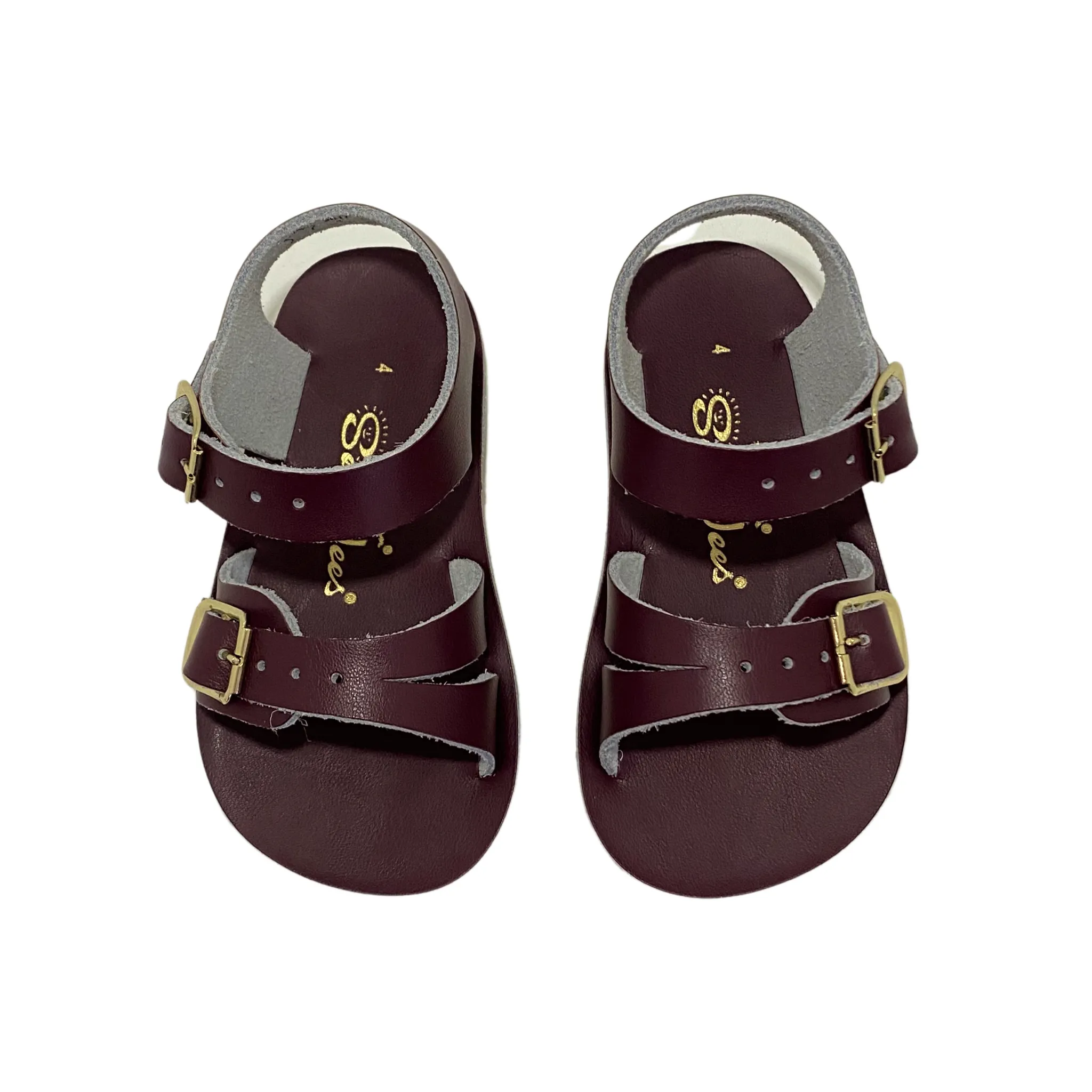 Salt-Water Sun-San | Kids Sea Wee Sandals | Claret Red