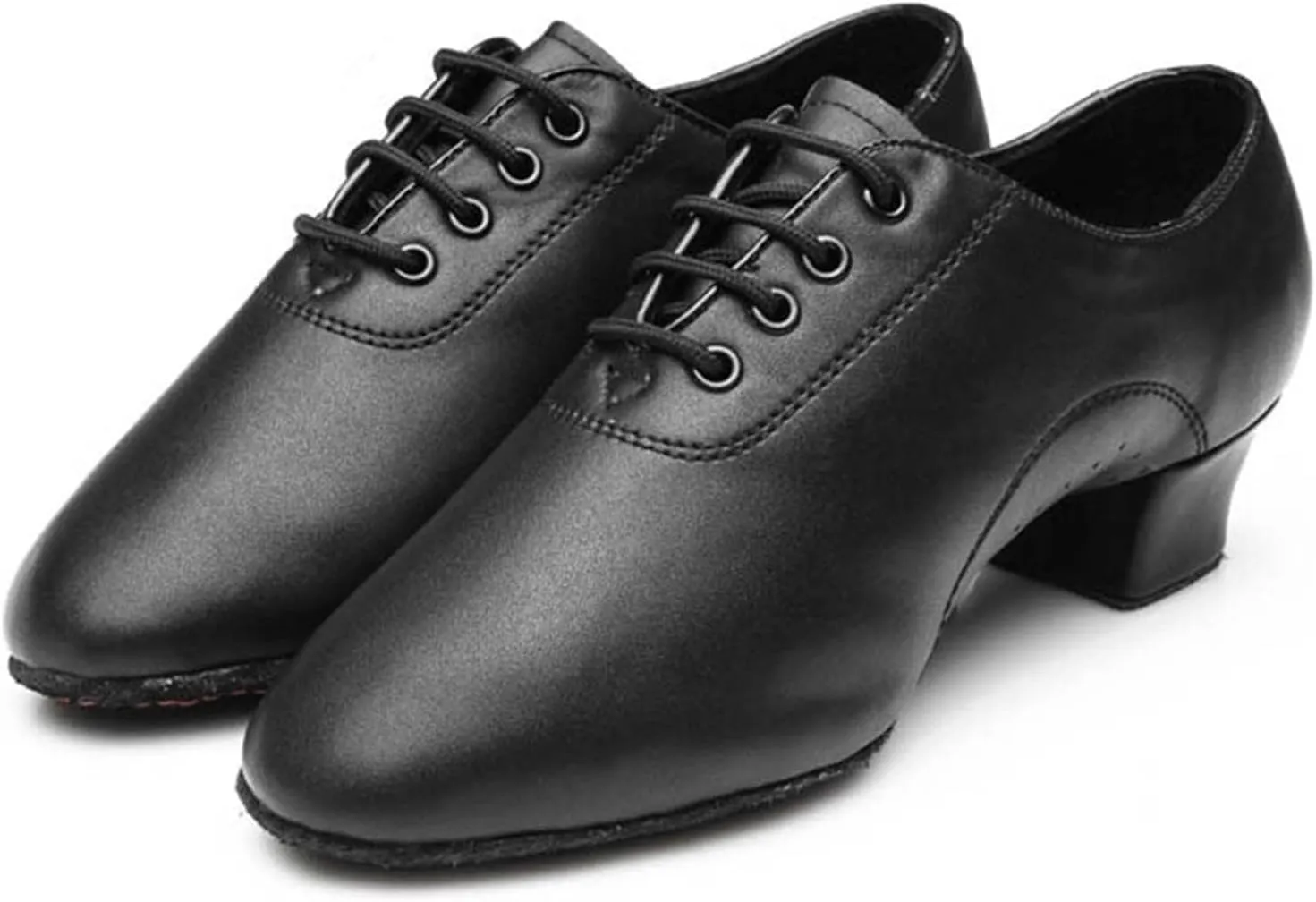 Shoes Boys Modern Dance Shoes Prom Ballroom Latin Dance Shoes Solid Color Lace Up Leather Shoes Little Girl Dress