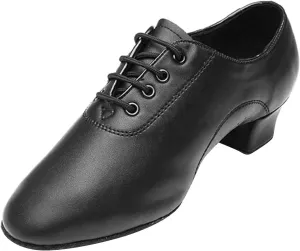 Shoes Boys Modern Dance Shoes Prom Ballroom Latin Dance Shoes Solid Color Lace Up Leather Shoes Little Girl Dress