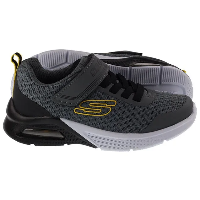 Skechers Trainers Kids Microspec Max Gorvix Charcoal Black