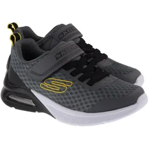 Skechers Trainers Kids Microspec Max Gorvix Charcoal Black