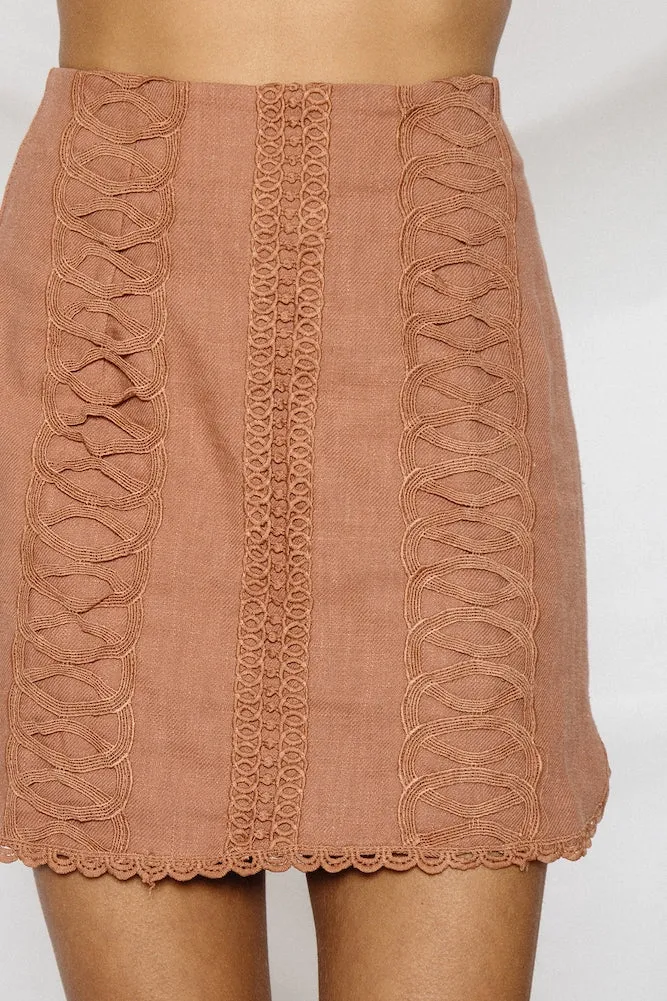 Sultan Skirt Rose